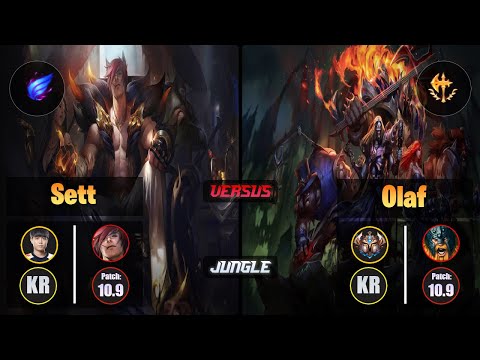 Cuzz SETT (Jungle) [Phase Rush] VS OLAF - Challenger KR Patch 10.9