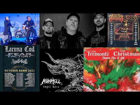 Lacuna Coil/Fear Factory tour - Asinhell (Volbeat) new song - new Sevendust - Girlschool - Polyphia