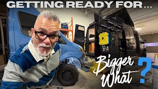 HAMMERS ARE OUT!! Making Room For Bigger Tires. SPRINTER BUILD