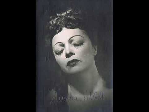 Early Martha Mödl's Earthly Lament as Dido