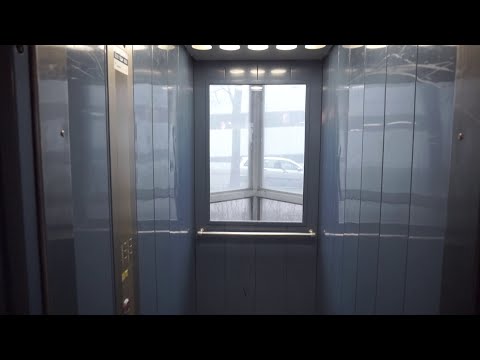 Last ride! 1991 Schindler S-Series Traction Glass Elevator @ Santaniitynkatu 20A, Kerava, Finland