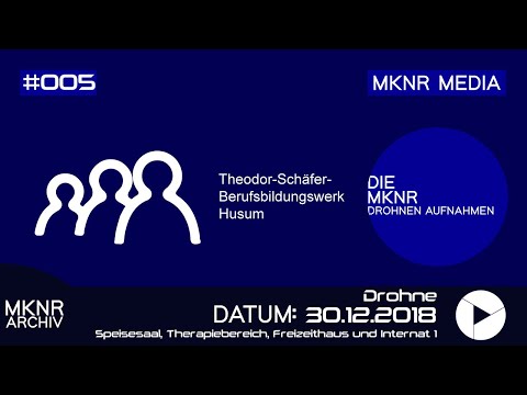 TSBW Husum - Speisesaal, Therapiebereich, Freizeithaus und Internat 1 | Drohnenvideos