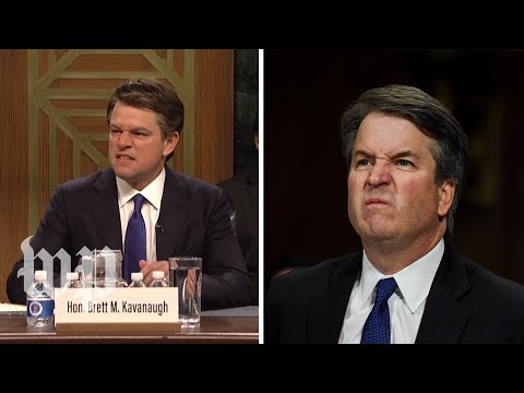 SNL vs. Reality | Brett Kavanaugh hearing vs. Matt Damon on SNL