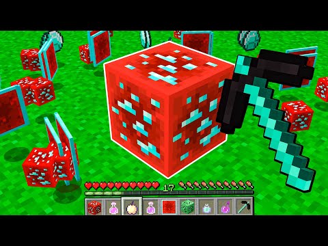 NON ROMPERE QUESTO STRANO BLOCCO di DIAMANTE REDSTONE - Minecraft ITA