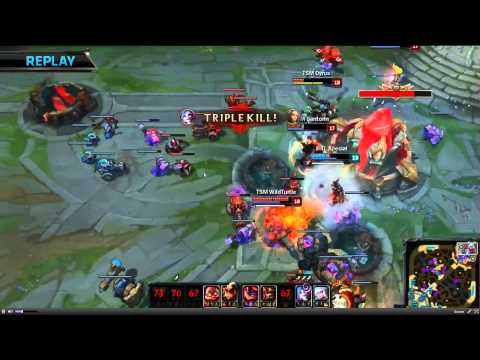 LCS TL vs TSM QUADRA KILL jinx