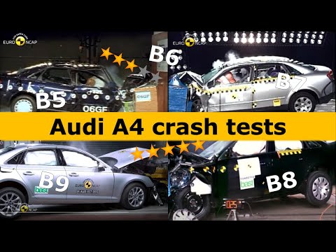 Audi A4  B5 B6 B7 B8 B9 crash test Euro NCAP