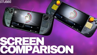 Etched Glass vs Glossy: Steam Deck OLED Screen Comparison