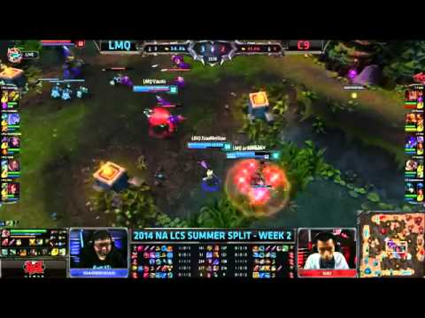 LMQ vs Cloud 9 | LMQ vs C9 | 2014 NA LCS Summer Split W2D2 G1 [HQ]
