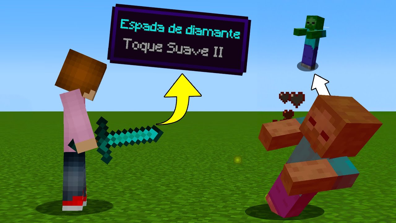 e se eu usar silk touch em uma espada?