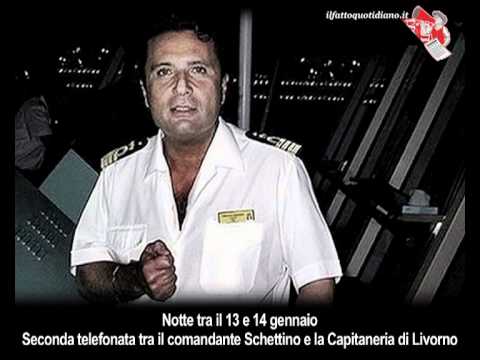 Concordia, second phone call between Schettino and the Livorno Coast Guard