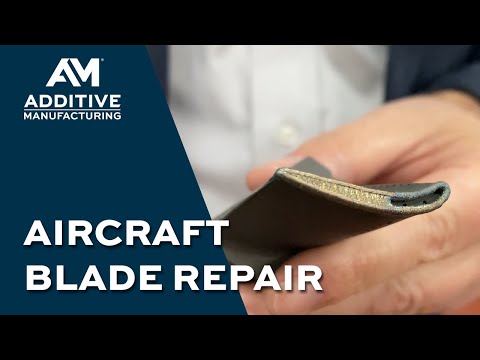 Vision-Guided 3D Printing for Aircraft Blade Repair