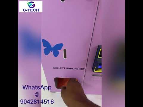 Note Acceptable Sanitary Napkin Vending Machine