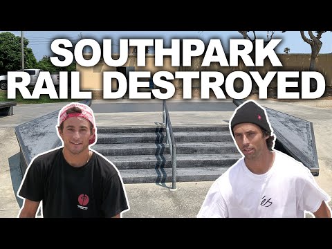 MIKE PIWOWAR AND MICKY PAPA DESTROYING HANDRAIL WITH WESLEY REEVES