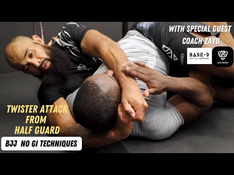 Attacks From Half Guard! - BJJ No Gi Techniques