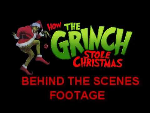 Grinch behind the scenes footage