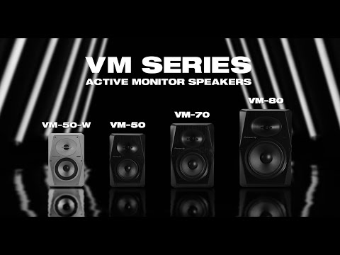 Pioneer DJ VM-80 8" Active Powered Studio Reference Monitor Speaker w Stands image 17