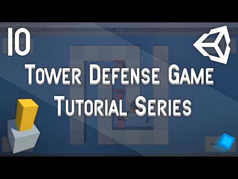 [Unity3D] Tower Defense Game Tutorial Series - 10 (Final) - UI, Wave Progression, and Visuals