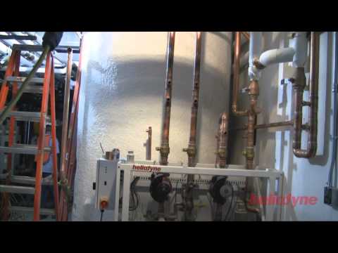 How to install industrial solar water heater