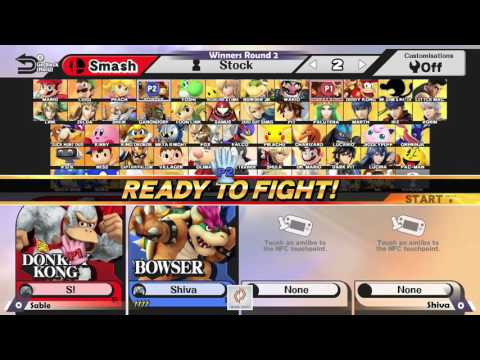 MS3 Shiva (Bowser/ZSS) VS Sable (DK)