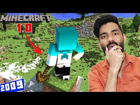 Navrit Gaming - I Tried the First Ever Version of Minecraft  - Hindi