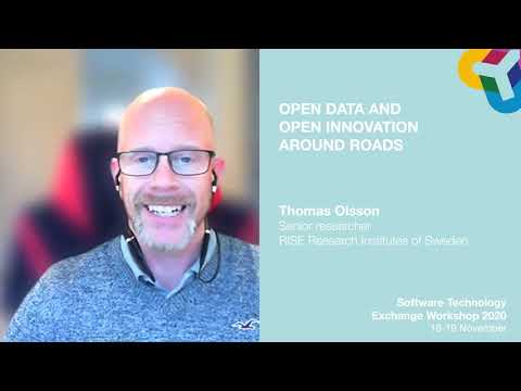 Thomas Olsson gives a short introduction to his talk at STEW 2020