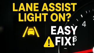 Lane Assist Warning Light ON? Here’s the Real Reason & Quick DIY Fix!