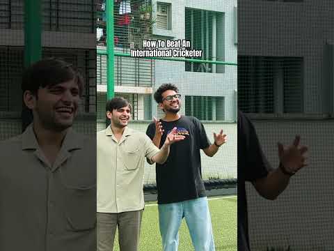 How to beat an International Cricketer #funny #funcho #comedy #cricket