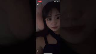JK　寝る前　tiktokライブ　かわいい