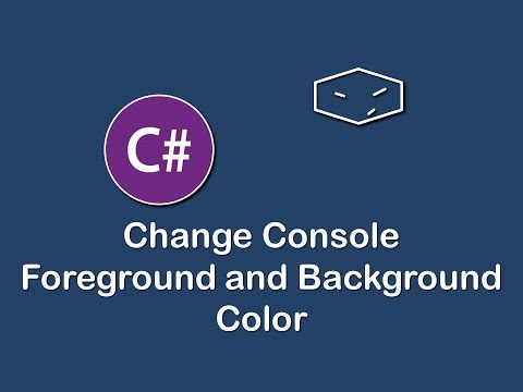 change console foreground and background color in c
