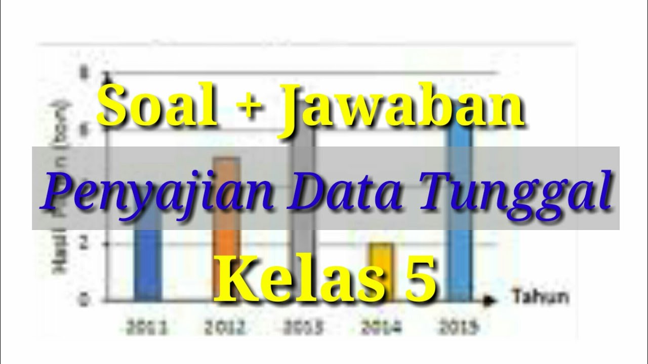 SOAL + JAWABAN PENYAJIAN DATA TUNGGAL KELAS 5 SEMESTER 2