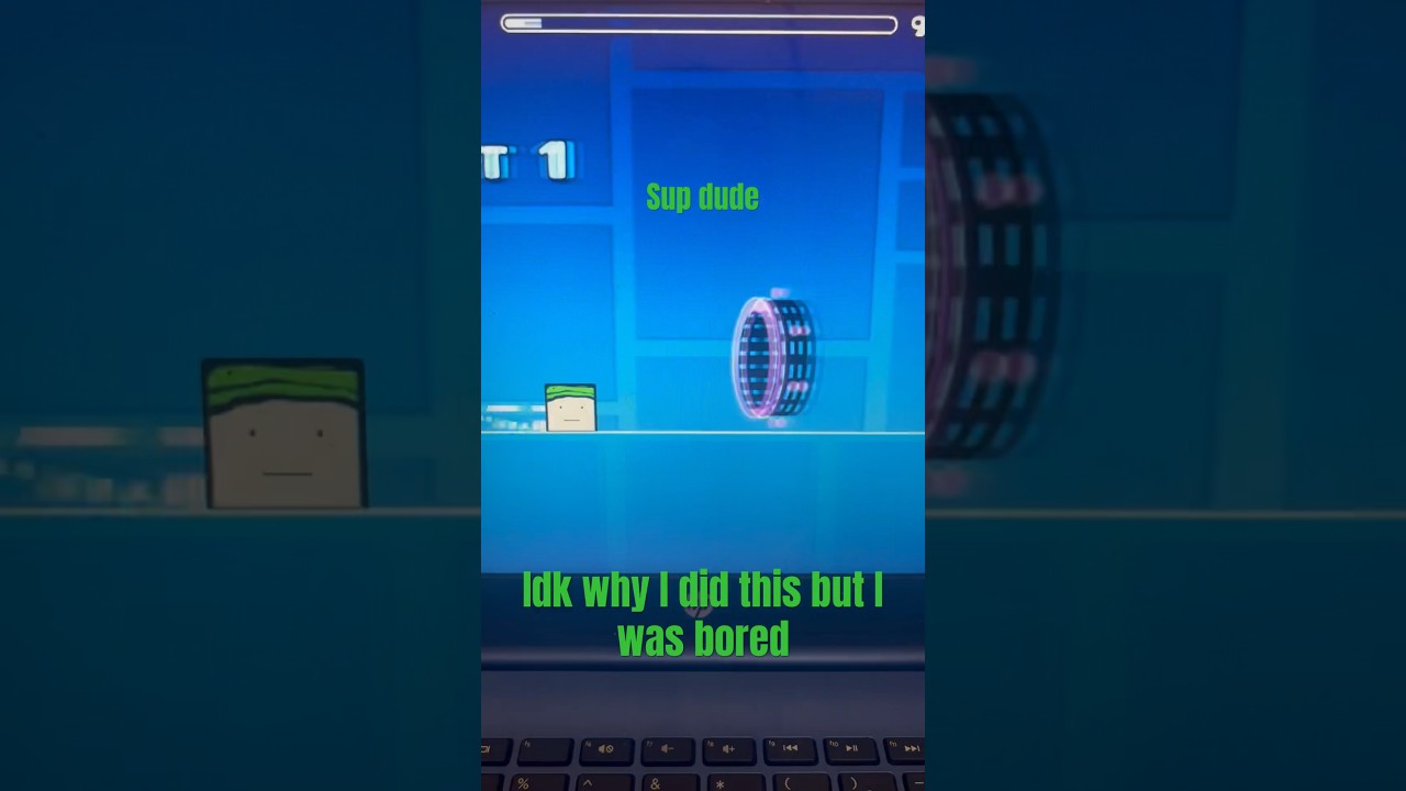 I made my own texture pack in Geometry Dash!!! #geometrydash