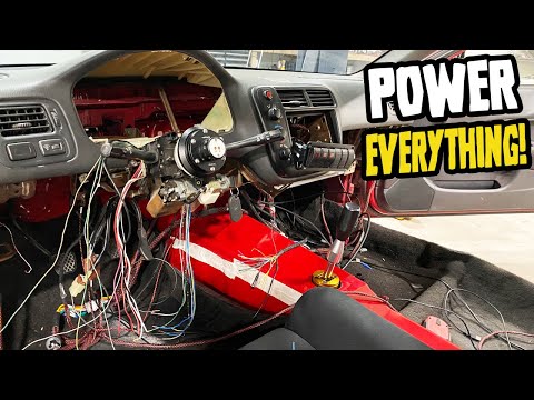 RWD CIVIC gets a COMPLETE custom CHASSIS HARNESS! (ALL STREET CAR FUNCTIONS)