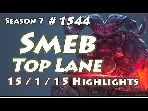 THÁCH ĐẤU HÀN - KT Smeb - Ornn vs Ryze - KR LOL Highlights   스맵 오른 #LMHT