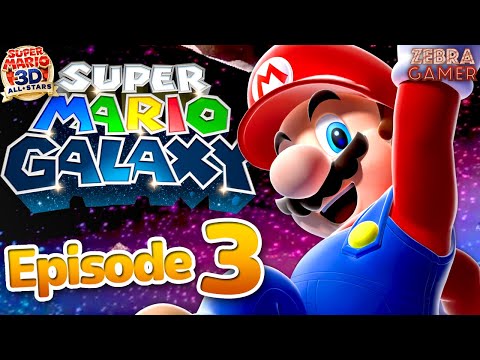 Super Mario Galaxy Gameplay Walkthrough Part 3 - Space Junk Galaxy! - Super Mario 3D All-Stars