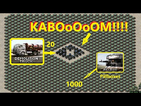 20 Demolition Trucks vs 1000 Pillboxes - Red Alert 2