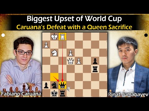 Biggest upset of FIDE world cup | Caruana vs Jumabayev 2021