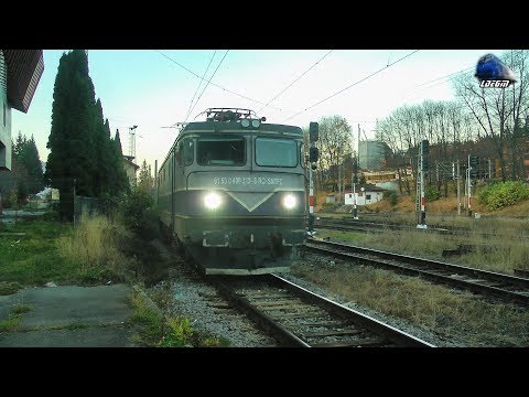 060-EA 40-0319-6 & IR1731-2 Brașov-Ploiești Sud-Buzău-Galați in Gara Predeal Station 24 October 2019