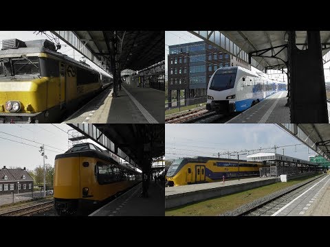 Bahnverkehr in Hengelo/Treinen in Hengelo met NS1700, DD-(V)IRM, ICM, Blauwnet Flirt & Lint