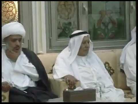 ⁣الحاج عباس القطان يُقدم الدكتور الشيخ إبراهيم العاملي وبجنبه الشيخ علي الجدي - حسينية الأوحد الكويت