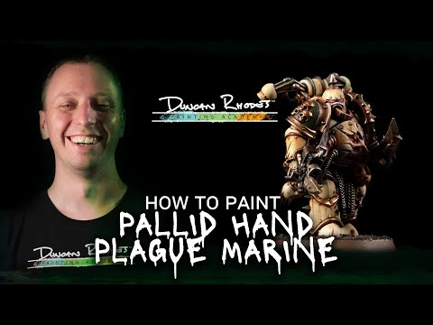 How to Paint: A Pallid Hand Plague Marine.