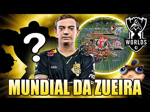 SKIN PROIBIDA no MUNDIAL e CAPS GANHANDO JOGO SOLO - MUNDIAL DA ZUEIRA | Worlds 2023