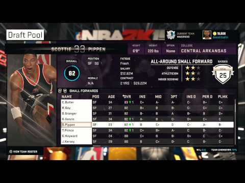 NBA 2k15 My League Ep 1 Draft