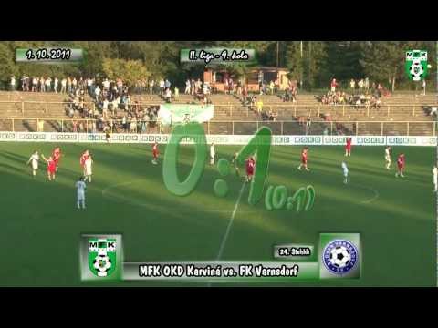 Sezóna 2011/2012 9. kolo - MFK OKD Karviná vs. FK Varnsdorf 0:1 (0:1)