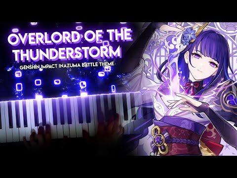 Overlord of the Thunderstorm - Genshin Impact: Inazuma Battle Theme | Piano