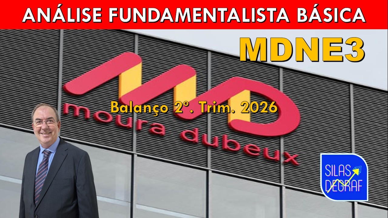 MDNE3 - MOURA DUBEUX ENGENHARIA S/A. ANÁLISE FUNDAMENTALISTA BÁSICA. PROF.SILAS DEGRAF. 2o. TRI 2026