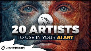 20 Artists Styles To Make Your Midjourney AI Art Pop!