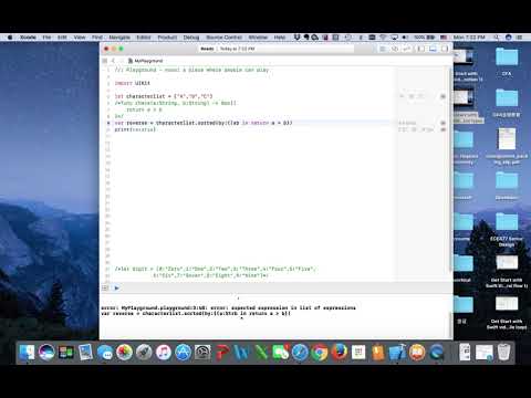 Get Start with Swift video 12 Closures