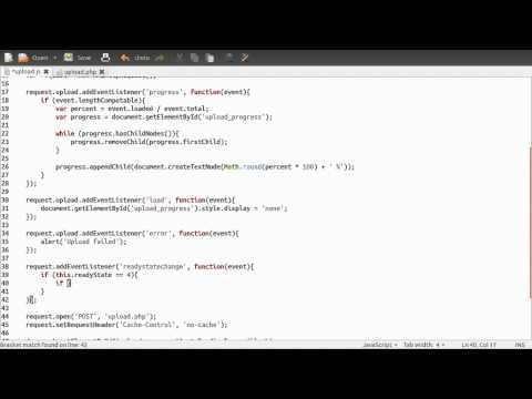 JavaScript Tutorials AJAX File Upload with Progress Indicator Part 4 5