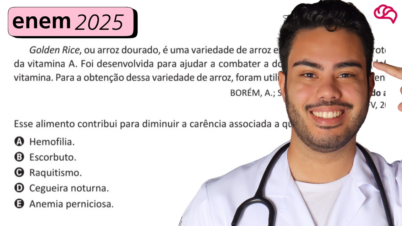 Resolução em Vídeo — Questão 112 ENEM 2025