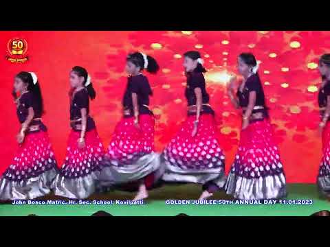 4th AND 5th STD GIRLS DANCE - GOLDEN JUBILEE CELEBRATION - 50TH ANNUAL DAY 11-01-2023
